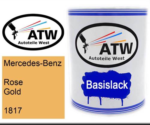 Mercedes-Benz, Rose Gold, 1817: 1L Lackdose, von ATW Autoteile West.